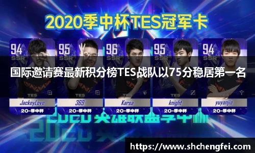 国际邀请赛最新积分榜TES战队以75分稳居第一名